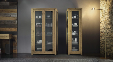 HOLAND - Solid wood display cabinet by Devina Nais - view 3